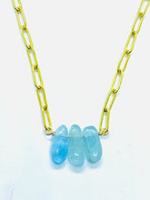 Load image into Gallery viewer, Slice of Blue Necklace