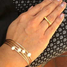 Load image into Gallery viewer, Handcrafted Bangles adorned with Pearl