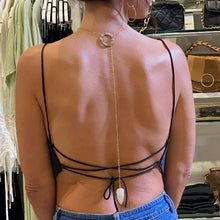 Load image into Gallery viewer, "Abalone" Hoop and Moonstone Arrowhead