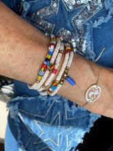 Load image into Gallery viewer, Conch, Color & Sparkle Elastic Bracelets - TRIO