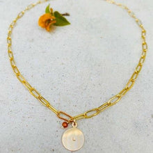 Load image into Gallery viewer, Personalized Large Disk Necklace