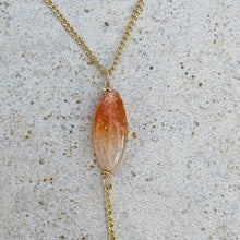 Load image into Gallery viewer, Sunstone Y Necklace