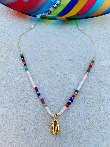 Rainbows at the Beach Necklace