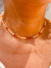 Load image into Gallery viewer, Mexican fire opal choker Necklace