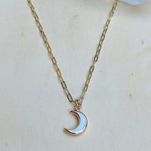 Load image into Gallery viewer, Mother of Pearl Luna Necklace