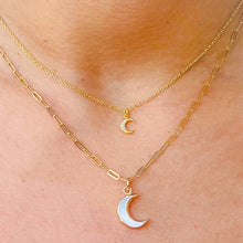Load image into Gallery viewer, Mother of Pearl Luna Necklace