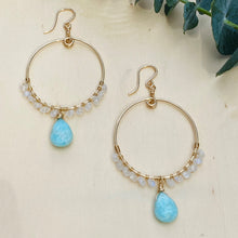 Load image into Gallery viewer, Midori Hoop Earrings