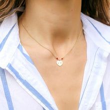 Load image into Gallery viewer, Personalized Gold filled Heart Necklace