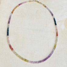 Load image into Gallery viewer, Rainbow of Sapphires Necklace