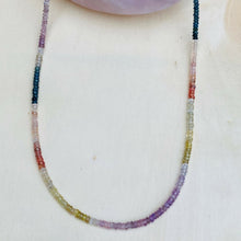Load image into Gallery viewer, Rainbow of Sapphires Necklace
