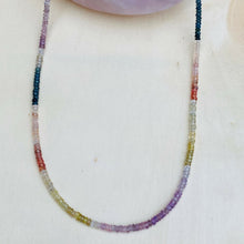 Load image into Gallery viewer, Rainbow of Sapphires Necklace