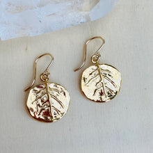 Load image into Gallery viewer, Sea Grape Leaf Earrings
