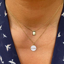 Load image into Gallery viewer, Personalized Tiny square Necklace