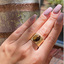 Load image into Gallery viewer, Tiger Eye Gemstone Ring