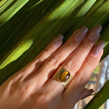 Load image into Gallery viewer, Tiger Eye Gemstone Ring