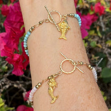Load image into Gallery viewer, Tranquil Fishie or Mermaid Toggle Bracelet