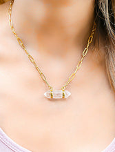 Load image into Gallery viewer, Crystal Quartz Rock  Necklace
