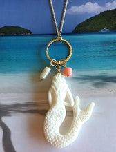 Load image into Gallery viewer, .Handcrafted Mermaid Bone Necklace
