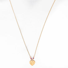 Load image into Gallery viewer, Personalized Gold filled Heart Necklace