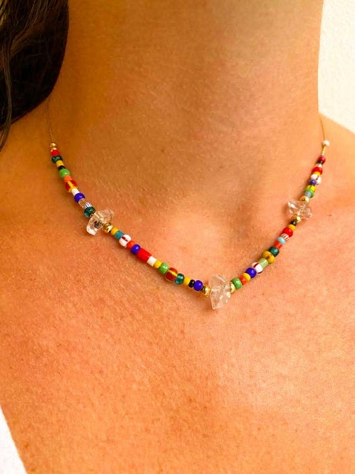 Color with my Herkimer Necklace