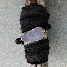 Load image into Gallery viewer, Druzy Wrap Bracelet - Ivory
