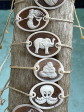 Load image into Gallery viewer, Hand carved Shell Cameo Bracelets
