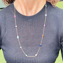 Load image into Gallery viewer, Color my World 2 in 1 Gemstone Necklace
