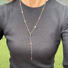Load image into Gallery viewer, Color my World 2 in 1 Gemstone Necklace
