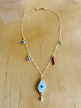 Load image into Gallery viewer, “All Eyes On Me” Protective Charms Necklace
