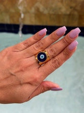 Load image into Gallery viewer, Evil Eye Statement Ring
