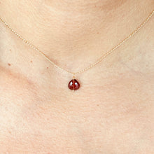 Load image into Gallery viewer, Gemstone Drop Necklace
