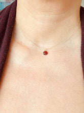 Load image into Gallery viewer, Garnet Briolette Birthstone Necklace
