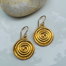 Load image into Gallery viewer, Maya Small Swirl Earrings
