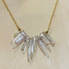 Load image into Gallery viewer, Kunzite Crystal Necklace
