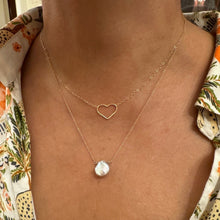 Load image into Gallery viewer, 14KT Gold Love Flows Tiny Heart Necklace
