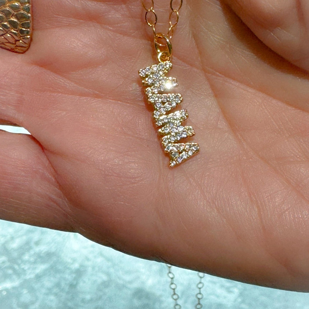 Sparkling MAMA Necklace