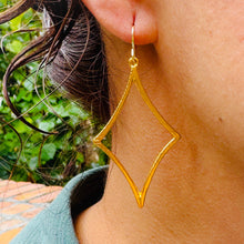 Load image into Gallery viewer, Four Star Hoop Earrings
