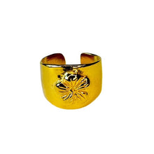Load image into Gallery viewer, Plumeria - Frangipani Flower Gold ring

