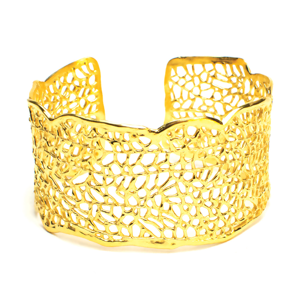 Sea Goddess Organic Sea Fan Cuff Bracelet