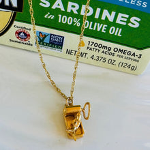Load image into Gallery viewer, Sardine Can charm Necklace
