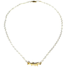 Load image into Gallery viewer, Gold Tarpon Fish Necklace
