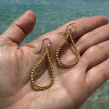 Load image into Gallery viewer, Water Drop Hoop Earrings
