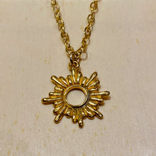 Load image into Gallery viewer, Golden Rays Sun Pendant
