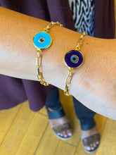 Load image into Gallery viewer, Shades of Blue Protective Eye Bracelet

