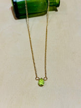 Load image into Gallery viewer, Peridot Drop Necklace
