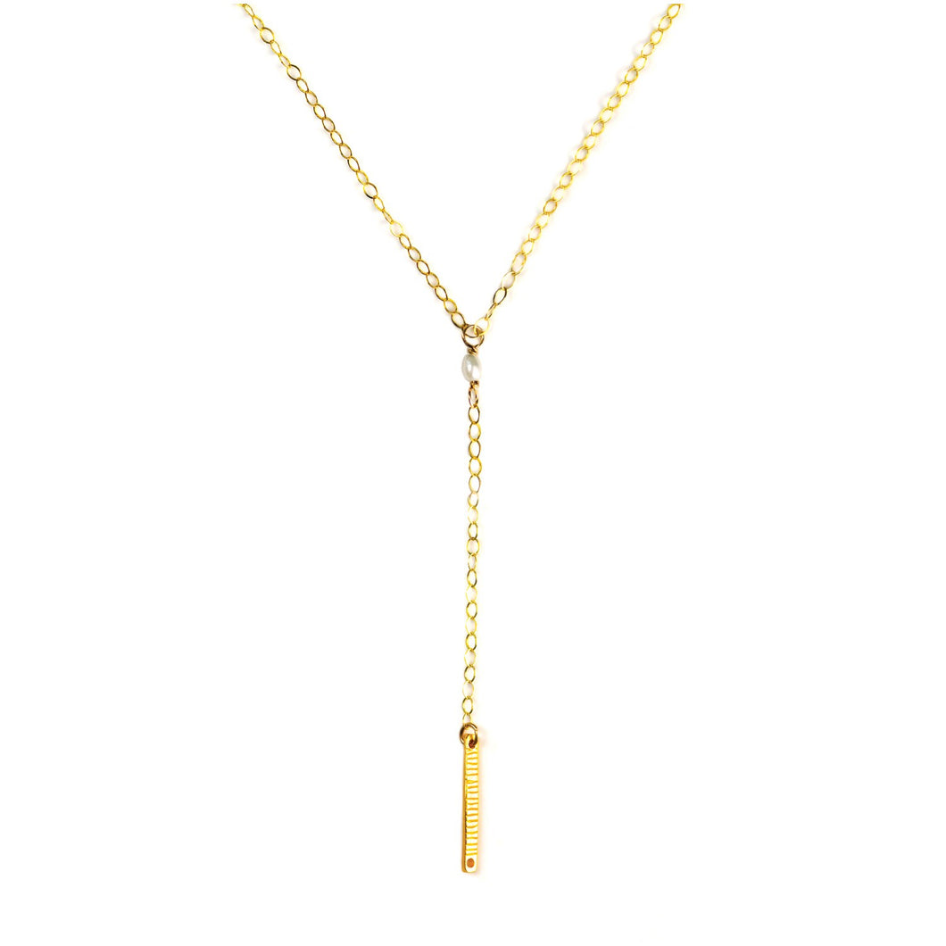 Stick Around Single Y Necklace