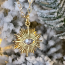 Load image into Gallery viewer, Rays of Light Eye Necklace
