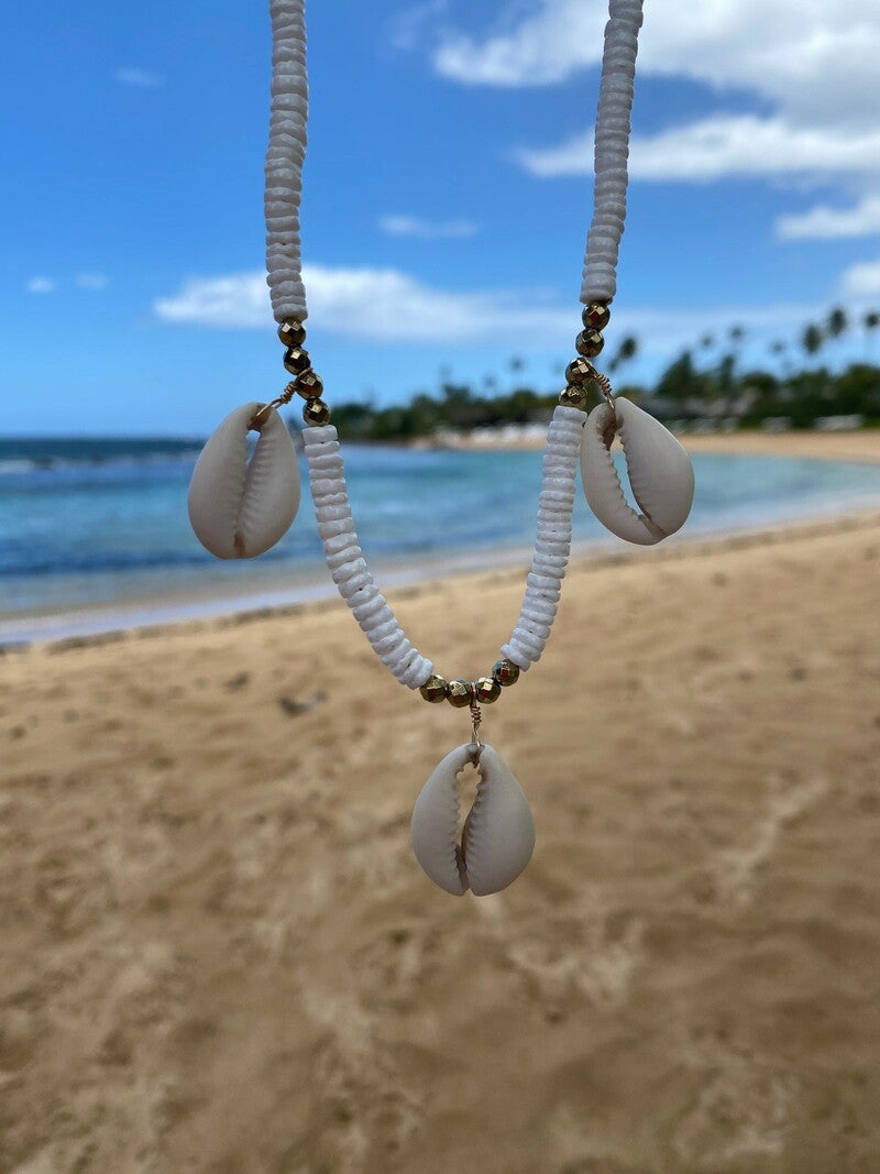 Cowrie seashell necklace hotsell