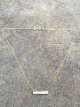 Load image into Gallery viewer, Mother of Pearl Bar Necklace
