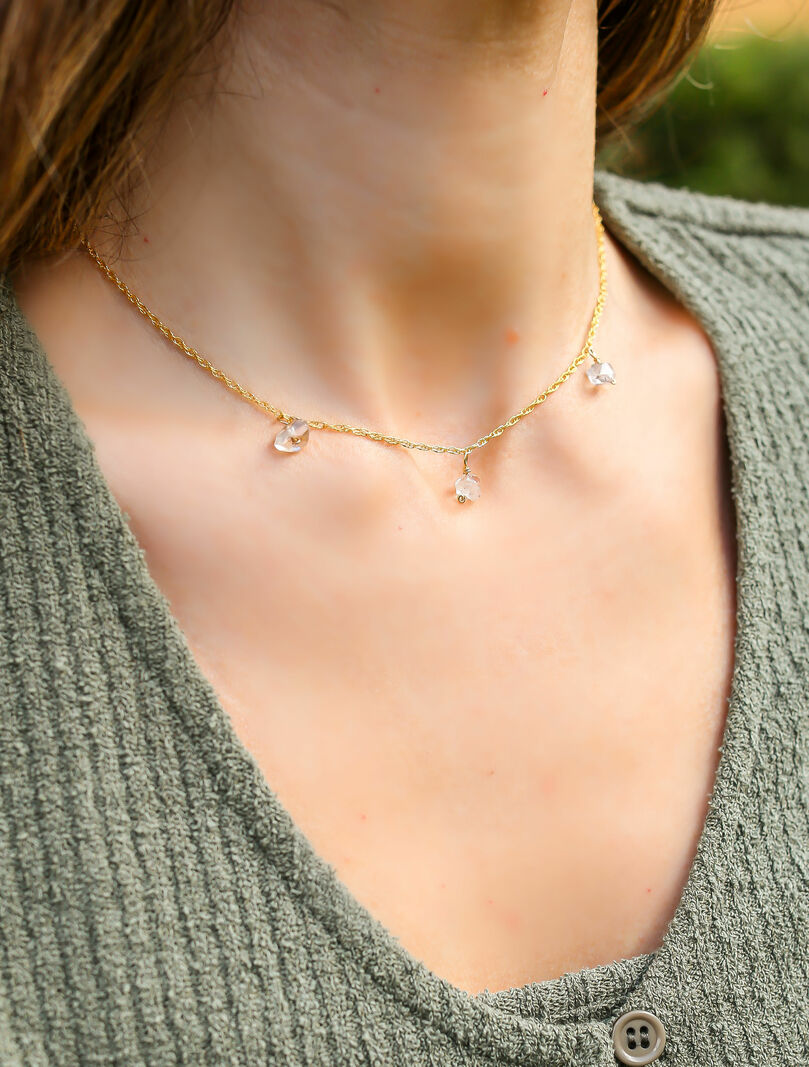 Herkimer Triple Protection Necklace